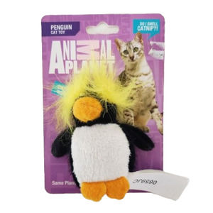 Animal Planet Penguin Plush Catnip Cat Toy 3"